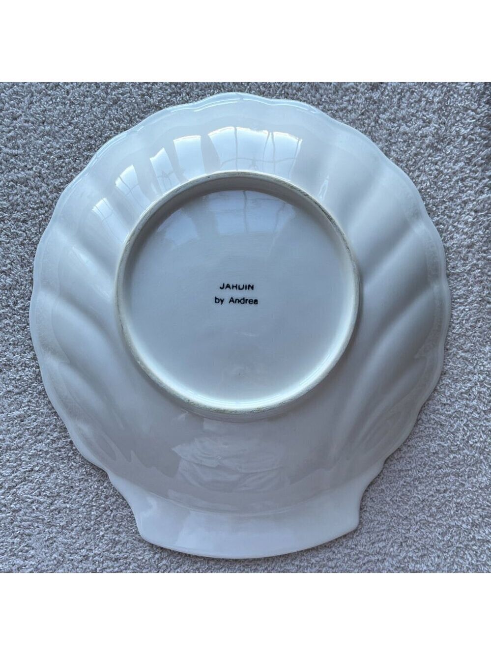 Jahuin by Andrea Vintage Ceramic Seashell Platter by Andrea - Picture 3 of 8
